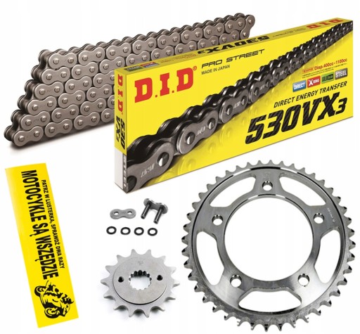 DID530VX3-112 JTF519.17 - ПРИВОДНОЙ КОМПЛЕКТ DID KAWASAKI VN800 DRIFTER 99-06