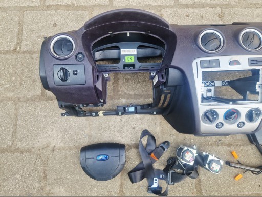 FORD FUSION MK1 LIFT panneau d'instruments console airbag SENSOR courroies de tension KOMPLET