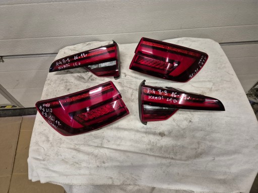 Комплект задніх ліхтарів audi a4 b9 універсал 2016-2019р повністю світлодіодний оригінал