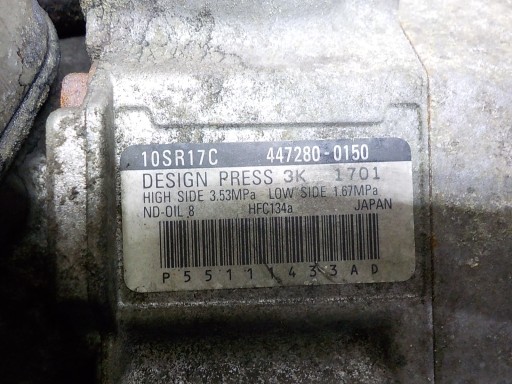 DODGE JOURNEY 2.0 CRD Klimakompressor Pumpe klimaanlage 447280-0150