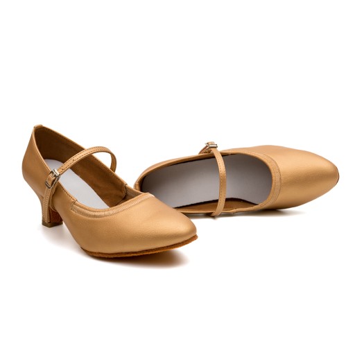 ТАНЦЕЛЕВЫЕ ТУФЛИ STANDARD, НЮДОВЫЕ КОРИЧНЕВЫЕ, 5 см