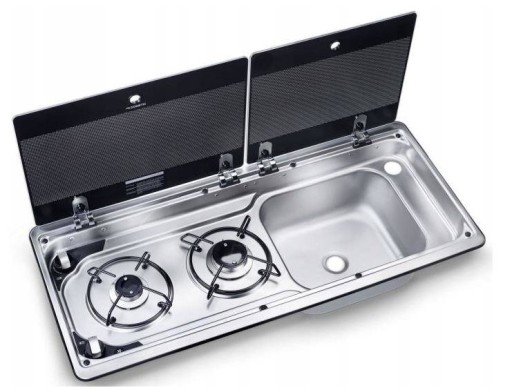 MO9722R - 2 пальники з раковиною MO9722R-Dometic