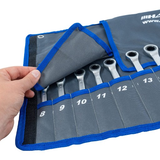 Набор ключей с храповым механизмом Haskyy I, 14 предметов