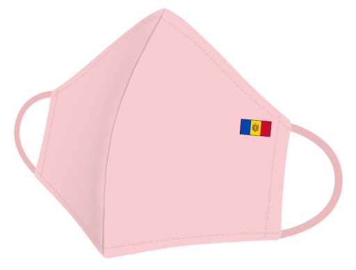 Бавовняна маска CosmosModa рожева 1 шт.