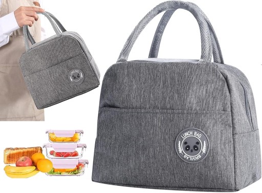 Torba Termiczna Śniadaniowa Lunch Box Do Pracy Szkoły