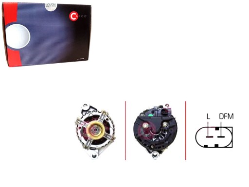 CASCAL10245AS(iMOTO) - Генератор casco yle102420 yle102430 124225010 12 + все необходимое для водителя #37