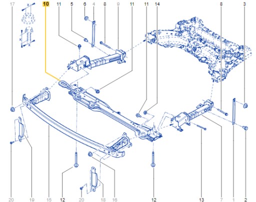 625301478R - РАДИАТОР RENAULT KANGOO III 21-