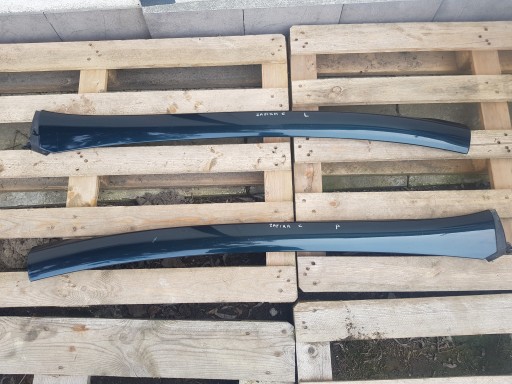 OPEL ZAFIRA C moulding cover SLUPKA windows CZOLOWEJ left right green
