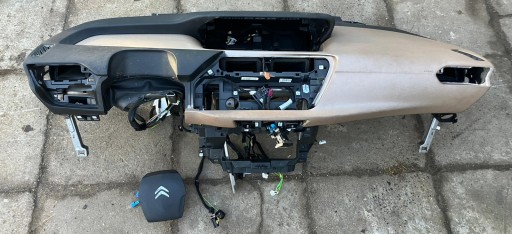 console dashboard instrument panel airbags C4 PICASSO II CITROEN original #24