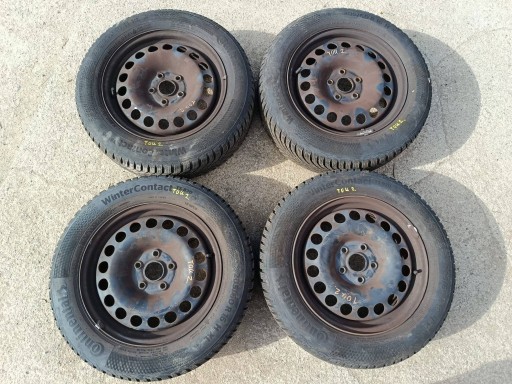 cerchi ferro 16" Volkswagen Touran III pneumatici, gomme pneumatico invernale 205/60 CONTINENTAL