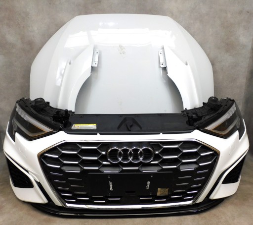 AUDI A3 8Y S LINE ПЕРЕДНИЙ БАМПЕР ЛАМПИ МАСКА КРИЛА FULL LED РЕМІНЬ