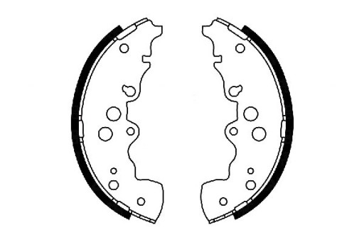 ТОРМОЗНЫЕ КОЛОДКИ ABE C08023ABE