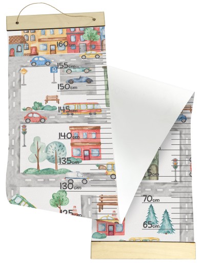 Діаграма висоти полотна Road City Cars