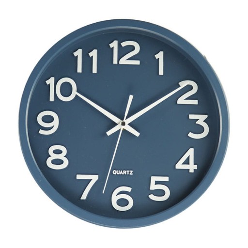 JVD HX2413.1 - 30cm - Nástenné hodiny - Tmavomodrá