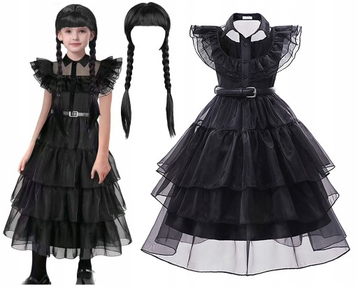 Костюм WEDNESDAY ADDAMS hanque, розміри 122-134