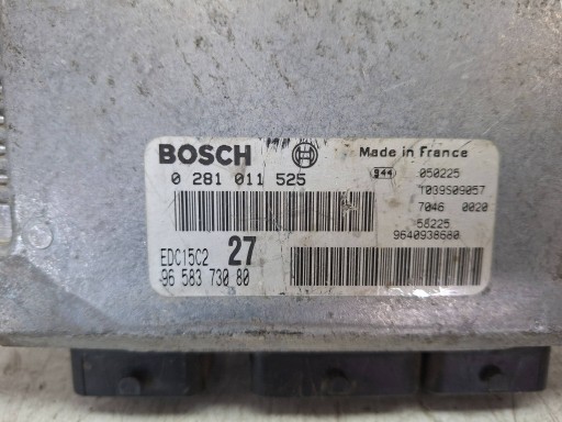 computer 0281011525 9640938680 9658373080 Citroen Peugeot 2.0 HDI