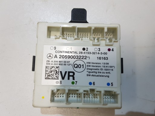 MERCEDES W205 module control unit door right front