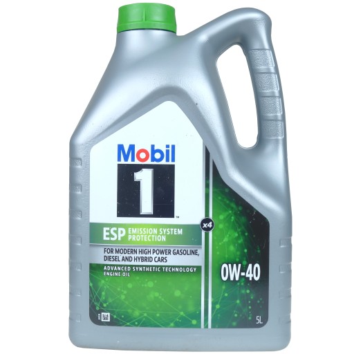 Синтетическое масло Mobil ESP X4 5L 0W40