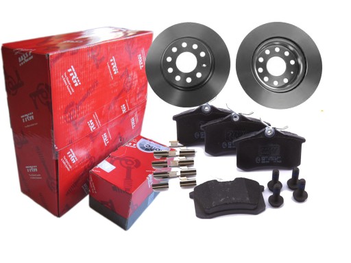 ДИСКИ + КОЛОДКИ TRW ЗАДНИЙ SEAT LEON II TOLEDO III