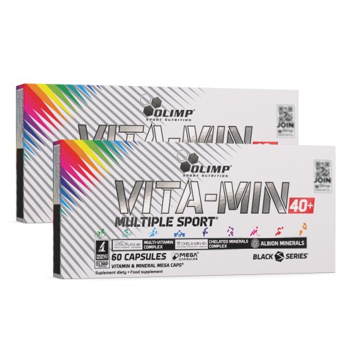 2× Мультивітаміни Olimp Vita-Min Multiple Sport 40+ 60 капс.