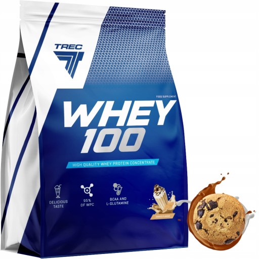 Протеїнова добавка білковий концентрат - WPC Trec Nutrition 2275 г зі смаком печива