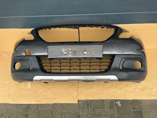 Передній бампер peugeot 2008 i lift без подовжувачів