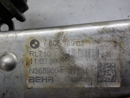 BMW 1 E87 2.0 D exhaust gas cooler 780518903