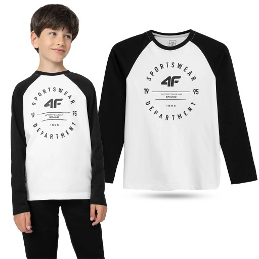 4F Дитяча футболка, біла, бавовна 164