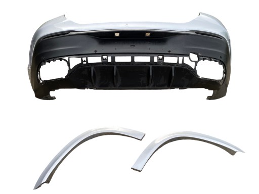 A1678800206 - MERCEDES 167 GLE AMG COUPE ЗАДНЯ НАКЛАДКА 1678800106 1678800206 ОРИГІНАЛ