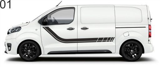 Toyota Proace Peugeot Expert Jumpy Vivaro decals