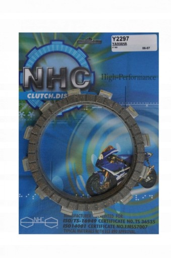 Y2297 - ДИСКИ ЗЧЕПЛЕННЯ YAMAHA TT 600 XT YFM 66
