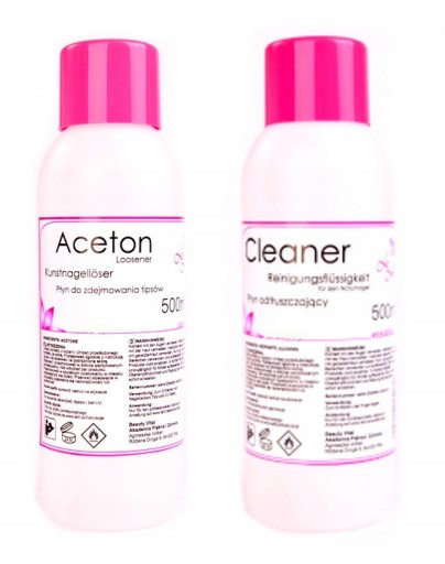 ACETONE KOZMETICKÁ500ml+CLEANER ODMASŤOVAČ 500ml