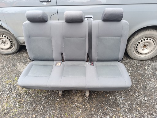 VW T5 T6 sedile TRZYOSOBOWA/ TROJKA TRZECI RZAD/ 3 RZAD ANTARCYT