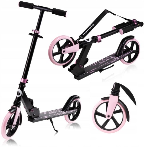 Самокат Lionelo LUCA рожевий 2 колеса + ОРИГІНАЛЬНА УПАКОВКА ВИРОБНИКА