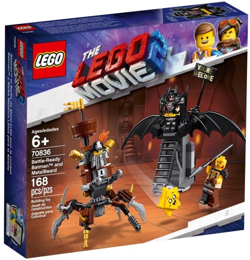 LEGO THE MOVIE 70836 Batman i Stalowobrody otwarty zamknięte saszetki.