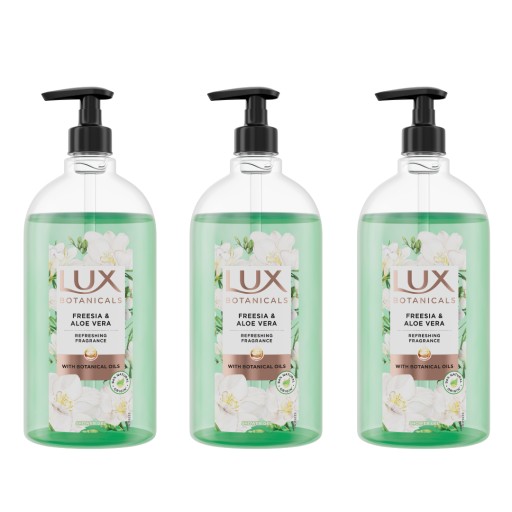 3x LUX Botanicals Sprchový gél Freesia & Aloe Vera 720 ml