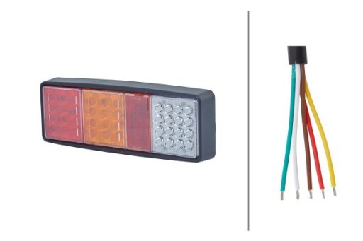 2VP 357 - Фонарь задний (led 12/24в с поворотником, противотуманный фонарь с подсветкой