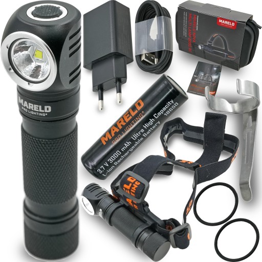 MARELD НАЛОБНЫЙ ФОНАРЬ AKU NOVA 2000 RE 2000LM