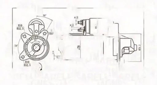 Стартер 063721396010 magneti marelli