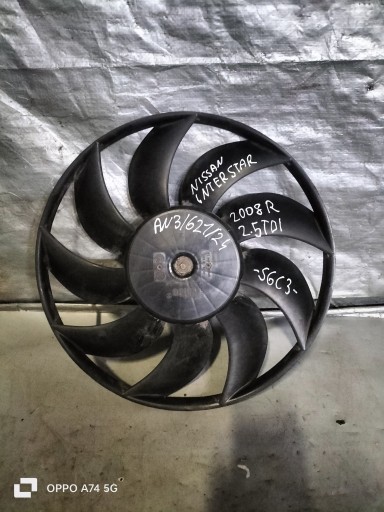 ventilátor NISSAN INTERSTAR 2008R 2.5TDI 88KW