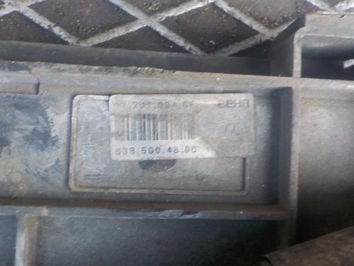 MERCEDES-BENZ VITO a ventilátor modul chladiča