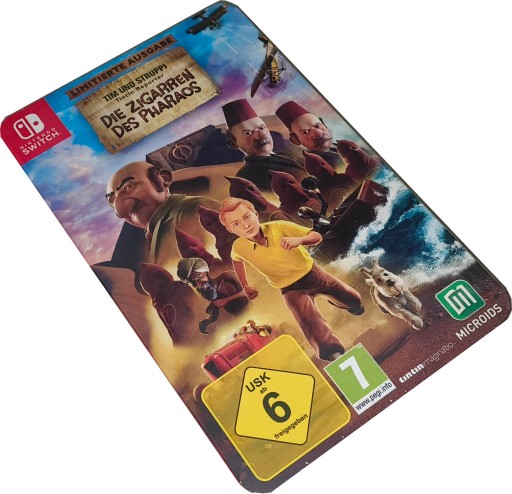 Tintin Reporter Cigars of the Pharaoh Limited Pl Switch Steelbook