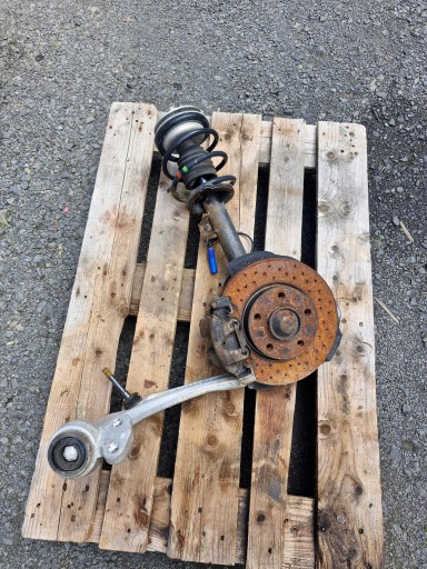 6757044 BMW E46 Achsschenkel Radnabe Radlager Stoßdämpfer rechts vorne