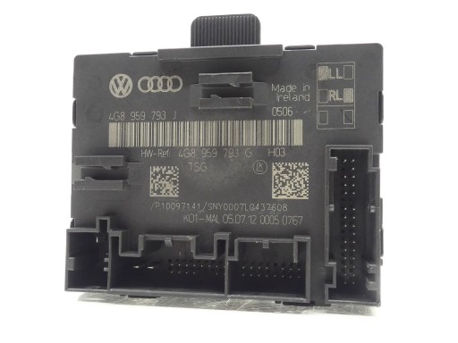 module control unit door front AUDI A6 C7 4G 4G8959793J
