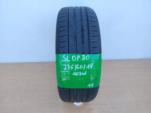 GOMMA LATO HANKOOK 235 60 18 103W R18 4.88MM 2018 ROK SLOP30 VENTUS S1