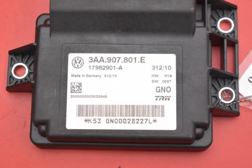 control unit module brakes POSTOJOWEGO 3AA907801E VW PASSAT B7 10-15