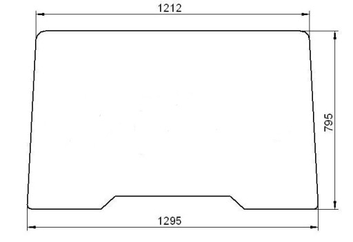 6005002910 - ВЕТРОВОЕ СТЕКЛО RENAULT КАБИНА RS