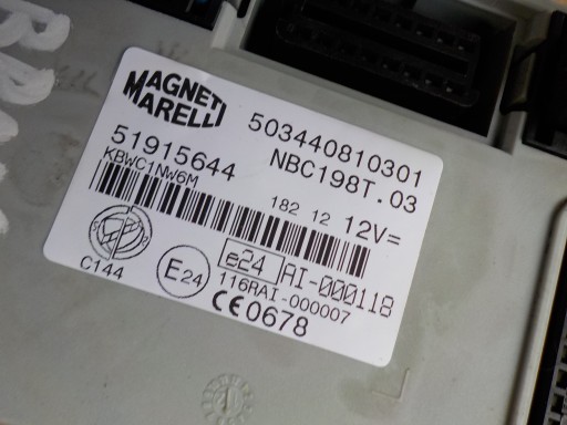 module bsi fiat bravo II 51915644