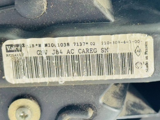 RENAULT SCENIC II heating air conditioning devices GMVJ84AC