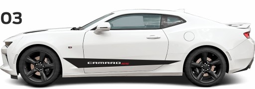 Наклейки бічні смуги Chevrolet Camaro SS 03